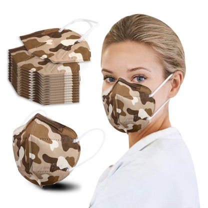 KN95 Face Masks 50 Pcs, 5-Ply Protection Camo KN95 Mask - Borje